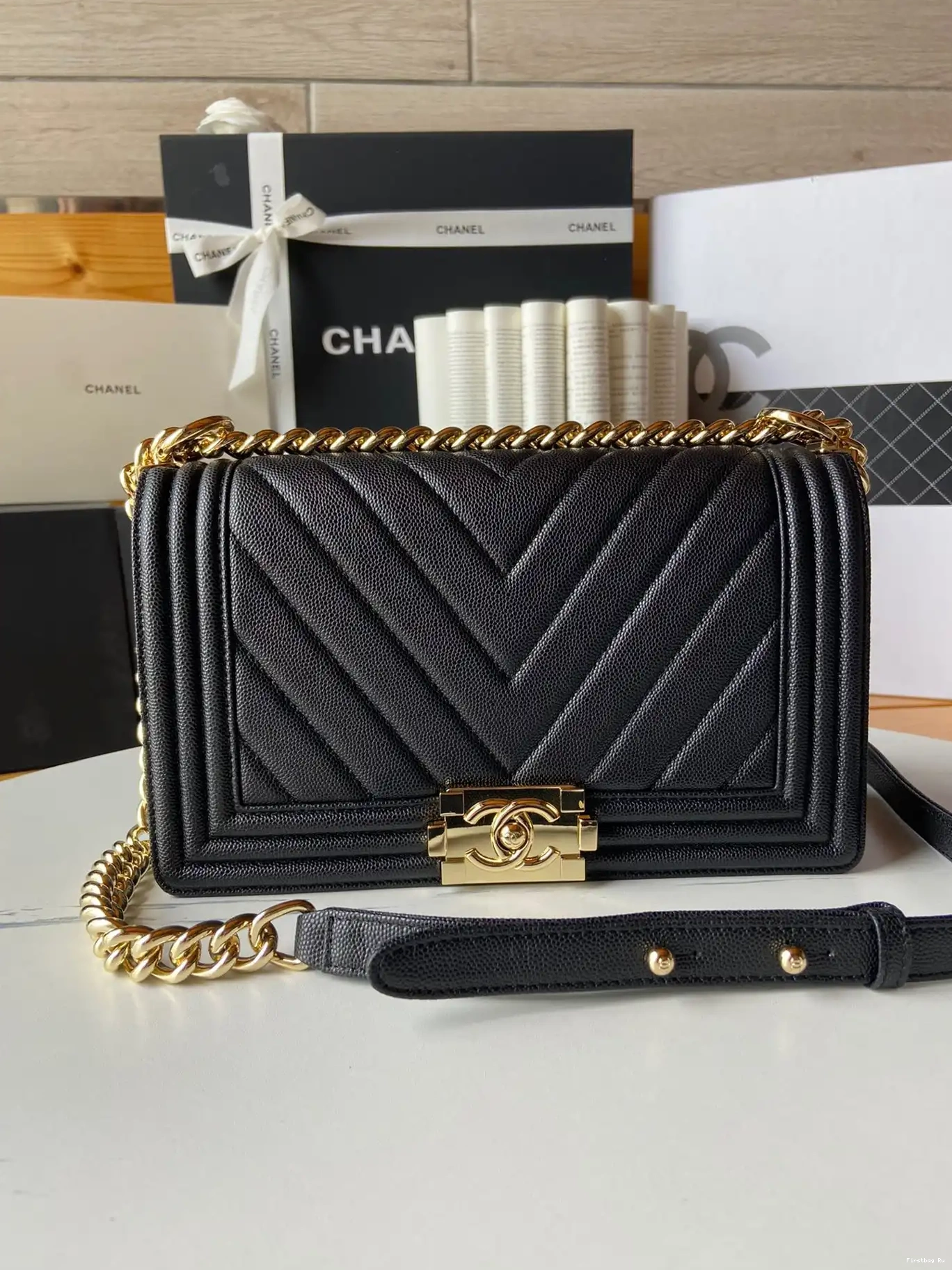 First Bag Ru 25CM BAG 20CM BOY CHANEL 0531